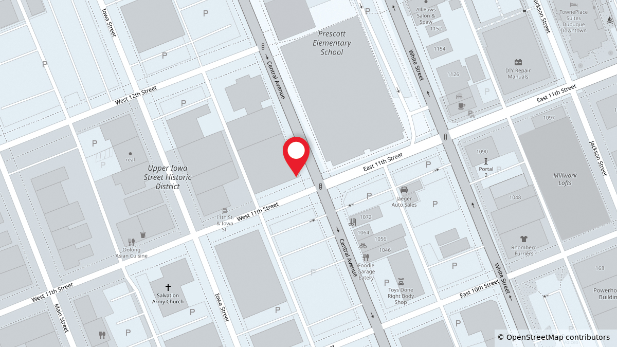 A red pin indicates the location of the Multicultural Family Center on a map